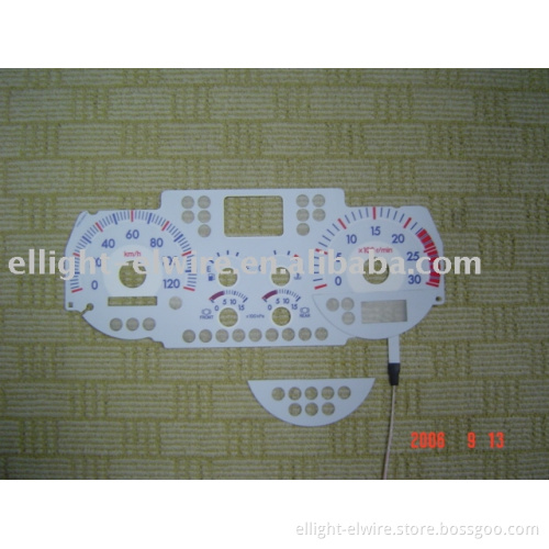 EL sheet,EL light,el auto gauge,EL car gauge